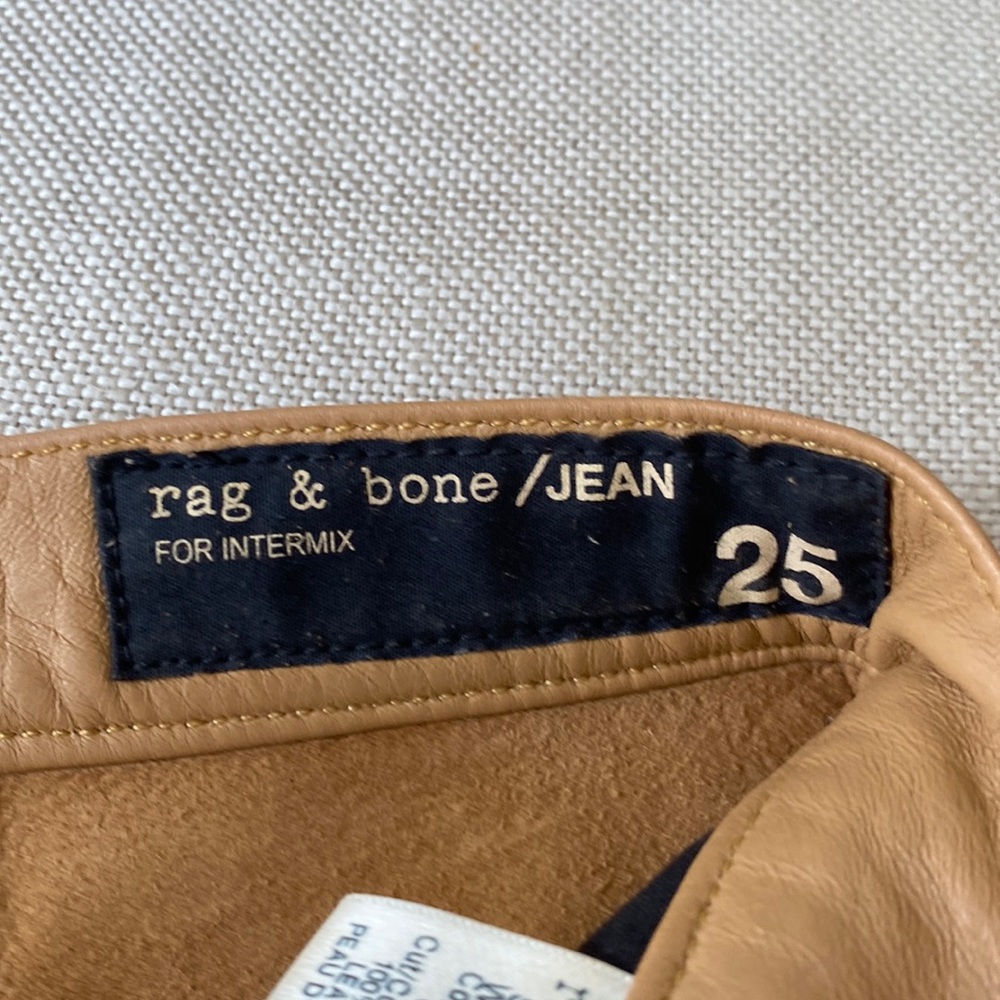 Neiman Marcus Brand Rag And Bone Used Camel Leath… - image 4